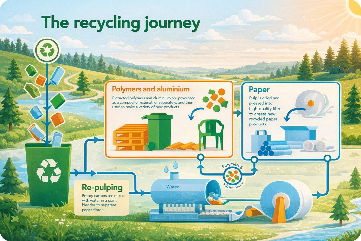 The recycling journey