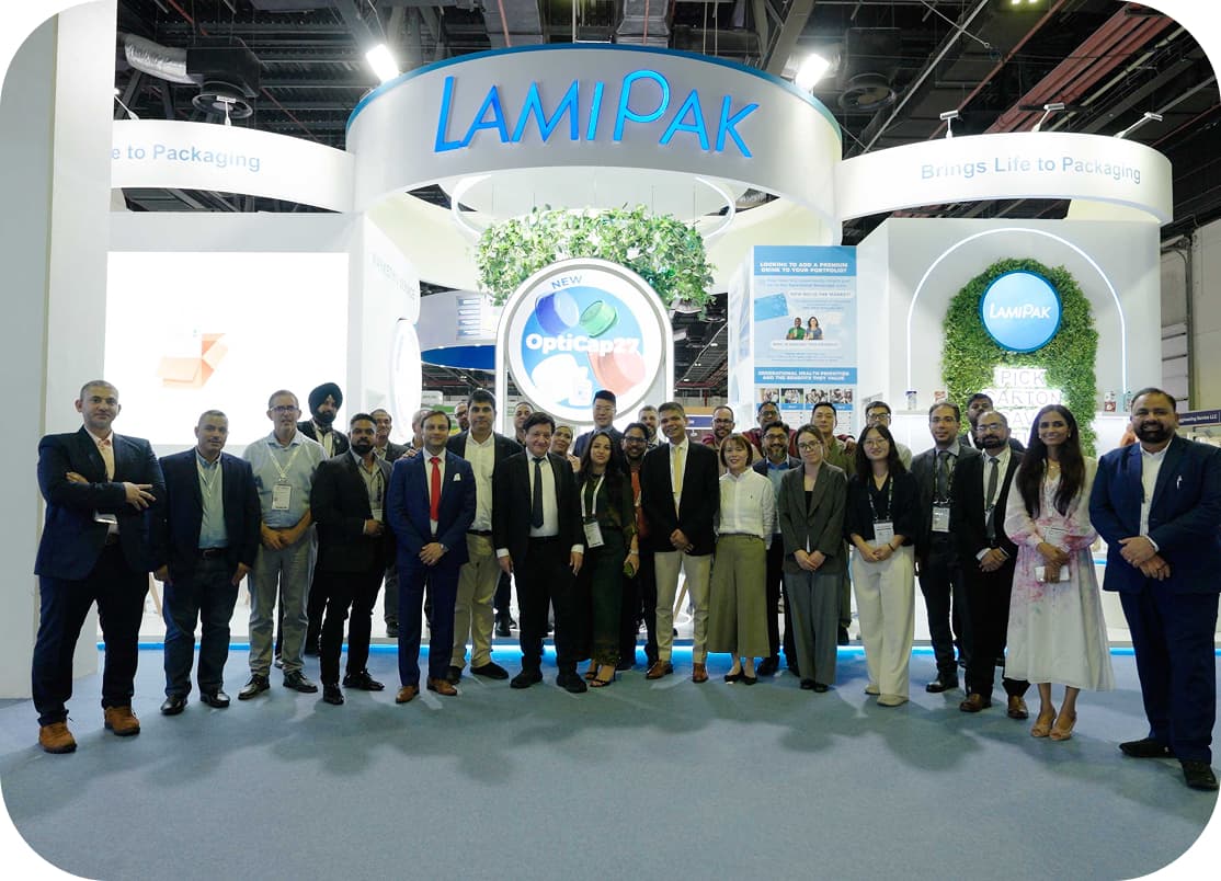 Lamipak exhibition booth at Gulfood Manufacturing 2025